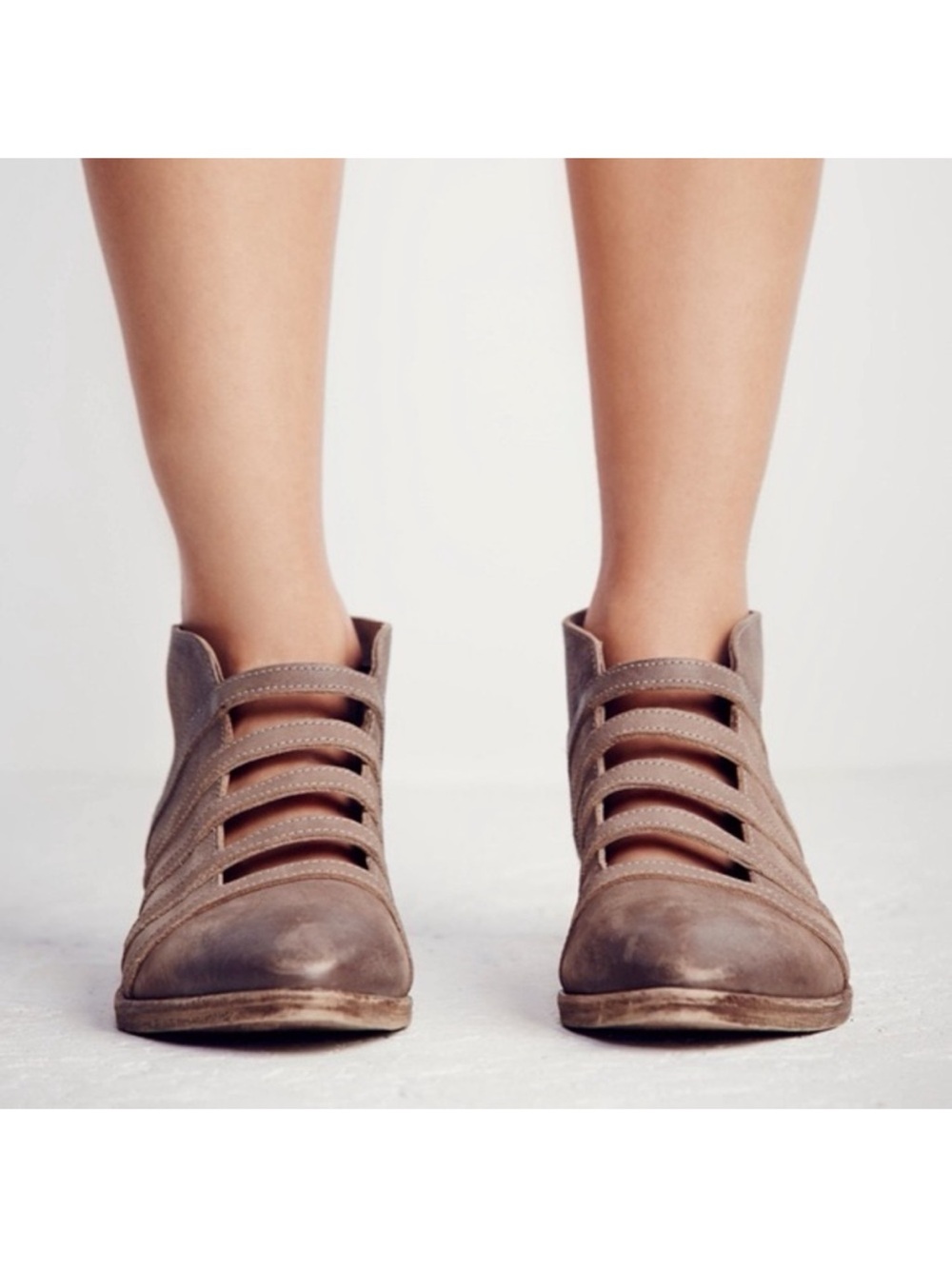 Free People Emma strapped ankle booties sz 41